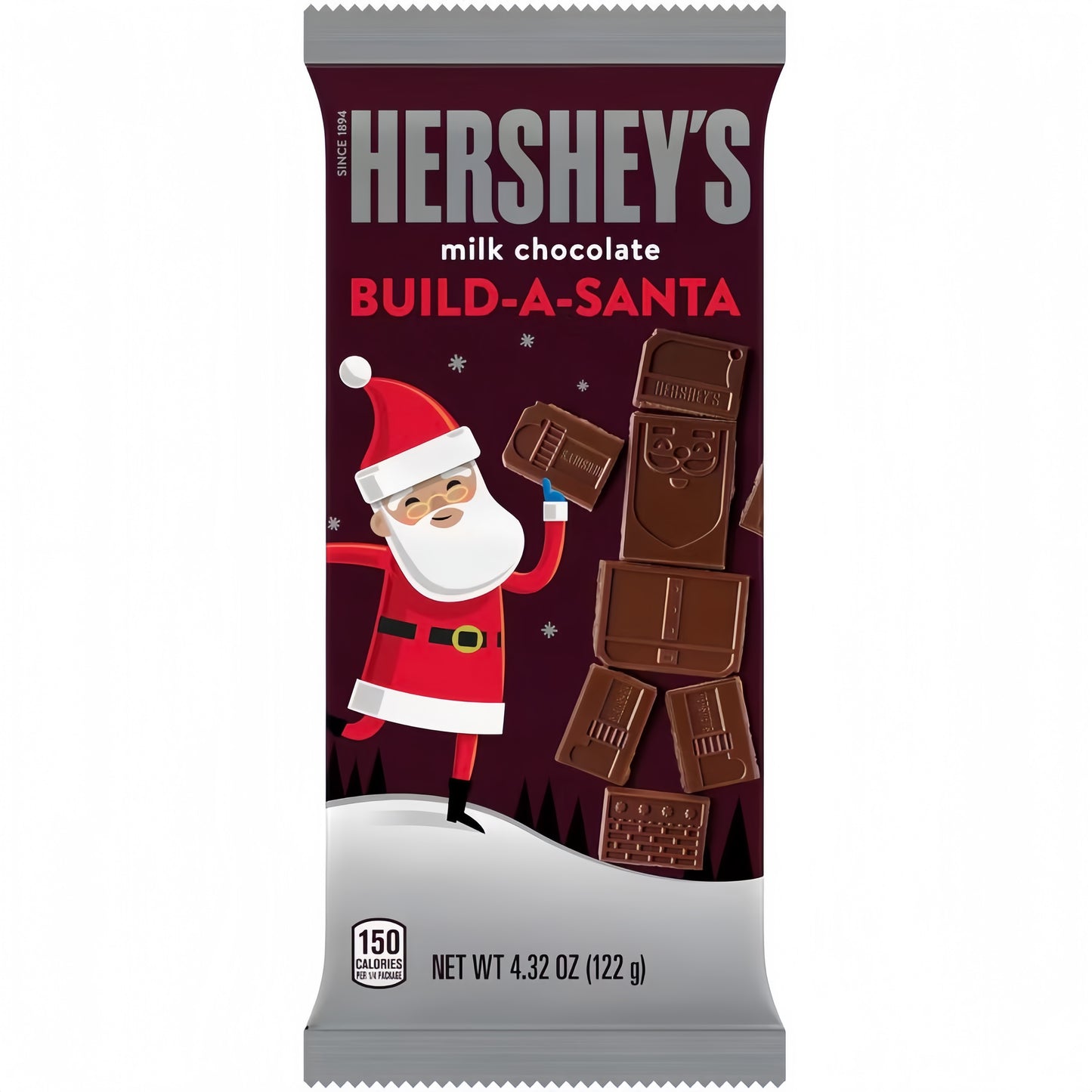 Hershey's Milk Chocolate Build a Santa (122g)