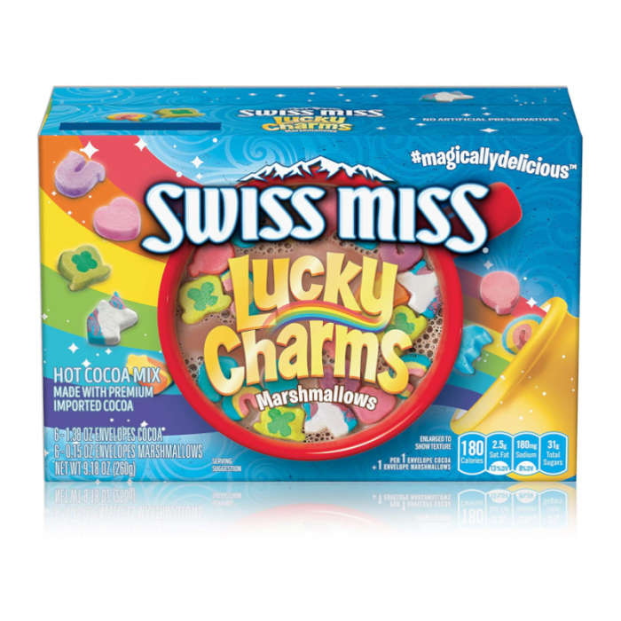 Swiss Miss Hot Cocoa with Lucky Charms Marshmallows (260g)
