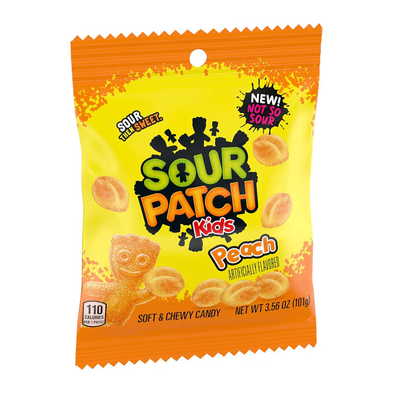 Sour Patch Kids Peach Bag (101g) BB: 18/3/25