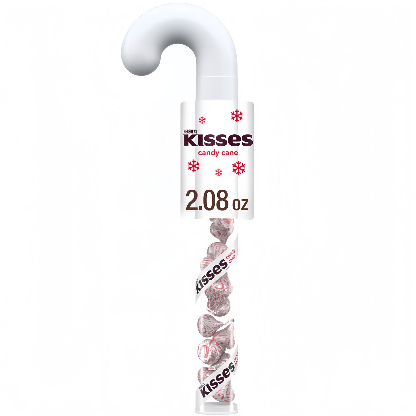 Hershey's Kisses Candy Cane Filled Candy Cane (58g)