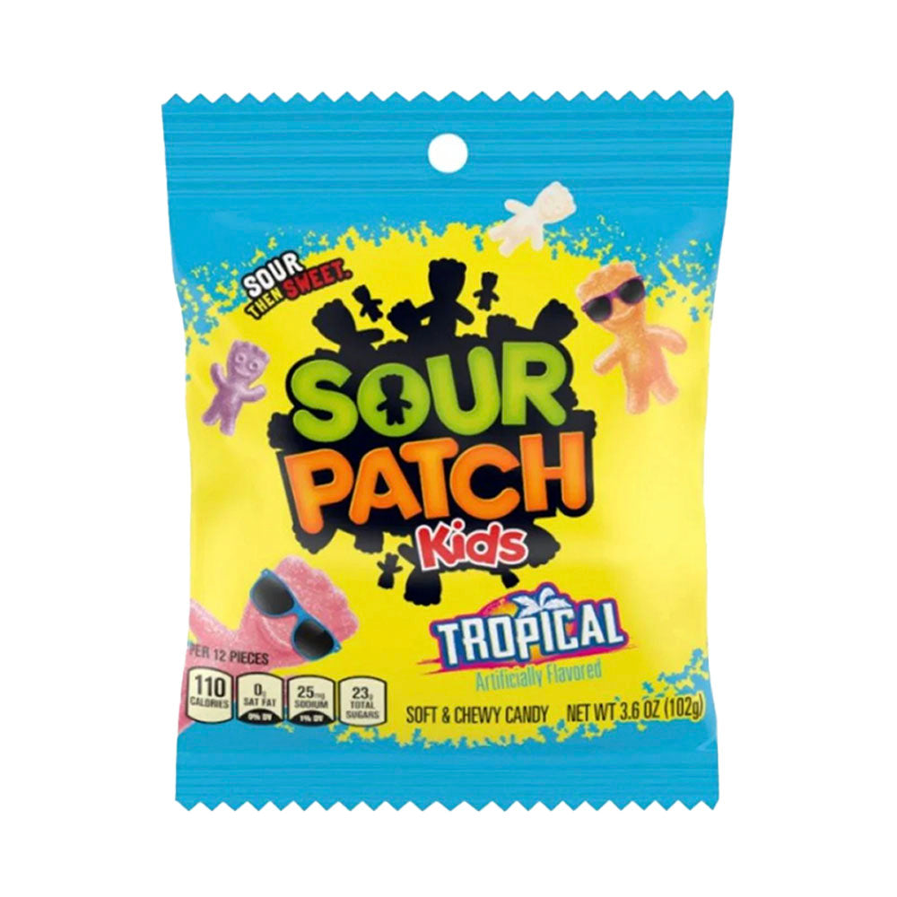 Sour Patch Kids Tropical Bag (102g) BB: 04/25