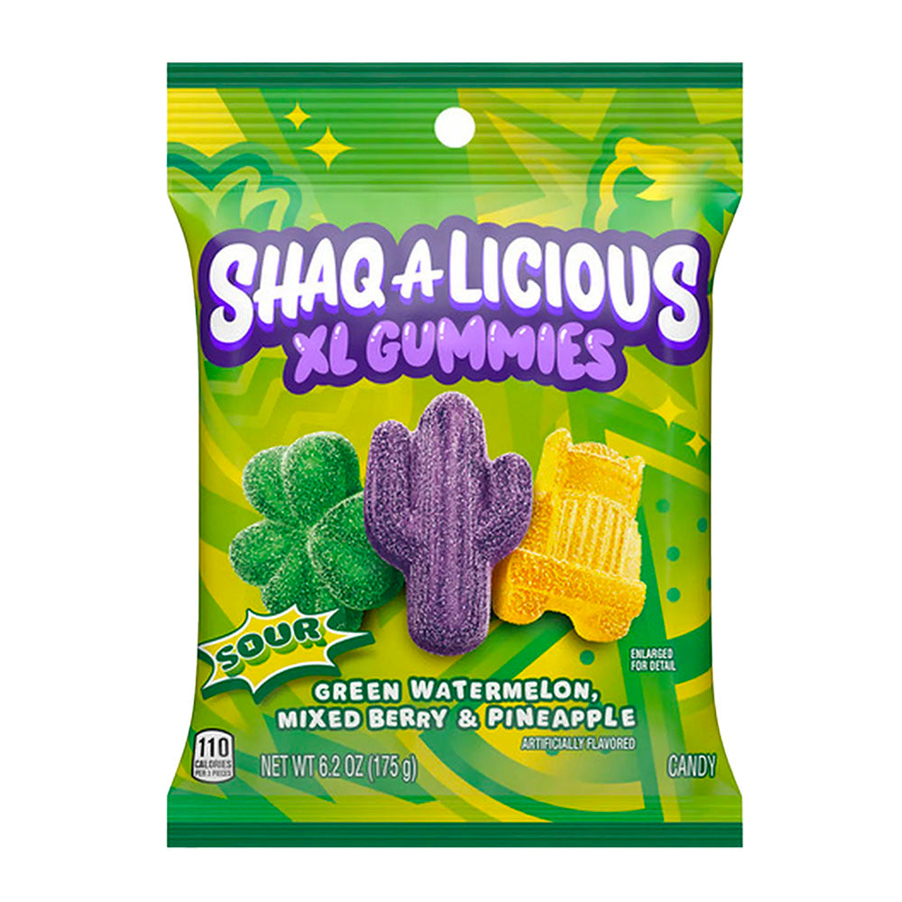 SHAQ-A-LICIOUS XL Gummies Sours (175g) BB: 10/25