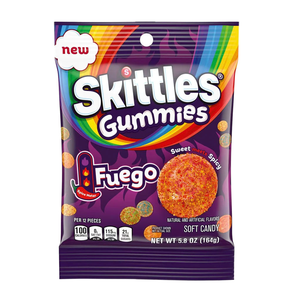 Skittles Gummies Fuego Bag (164g)