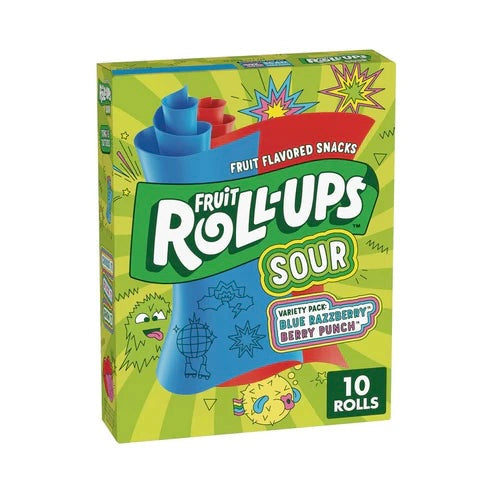 Fruit Roll Ups Sour Variety Pack Box (141g)