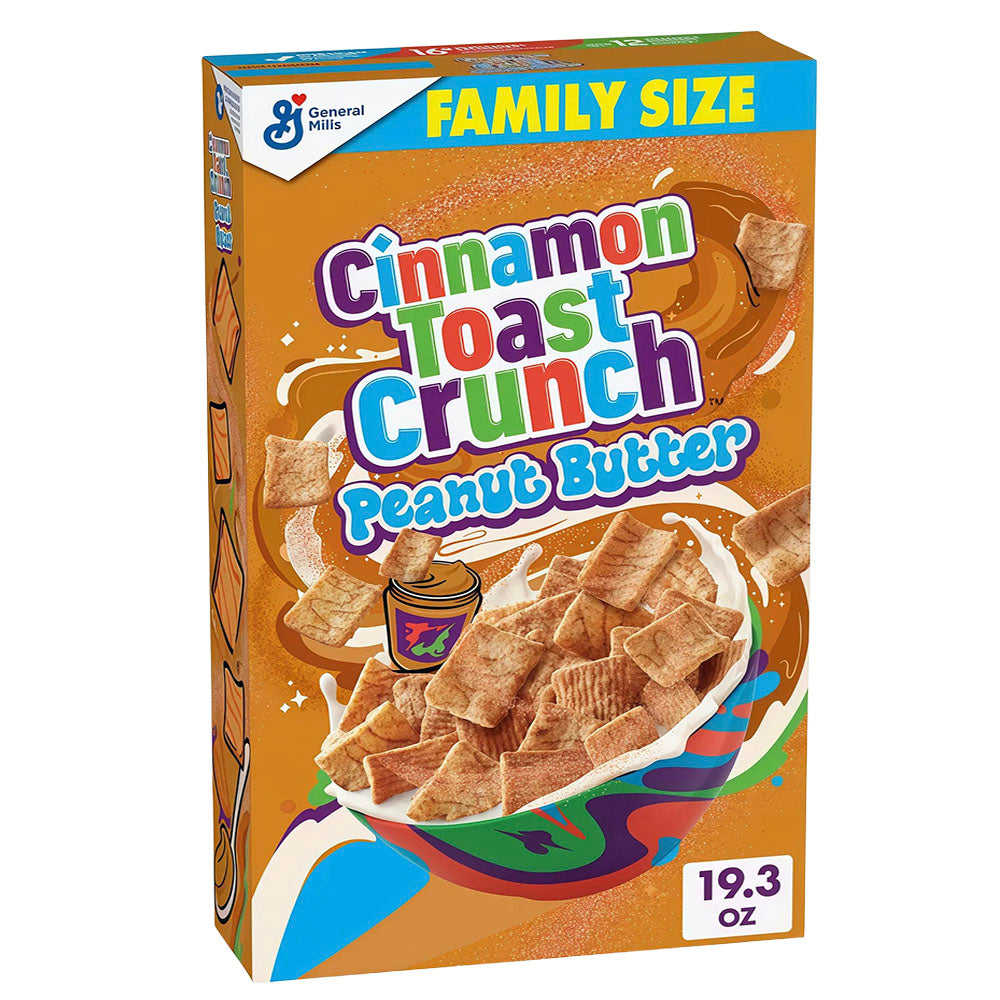 Cinnamon Toast Crunch Peanut Butter Family Size Cereal (547g)