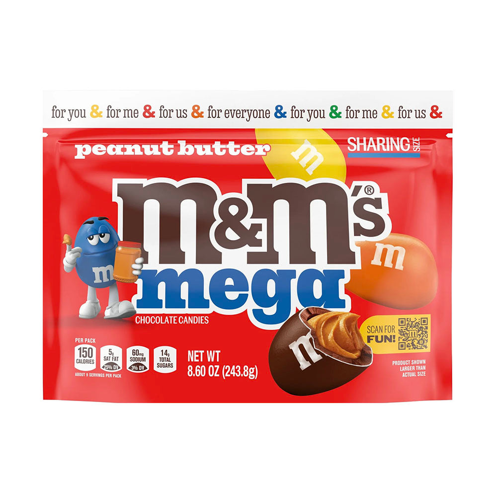 M&M Peanut Butter Mega Share Size (244g)