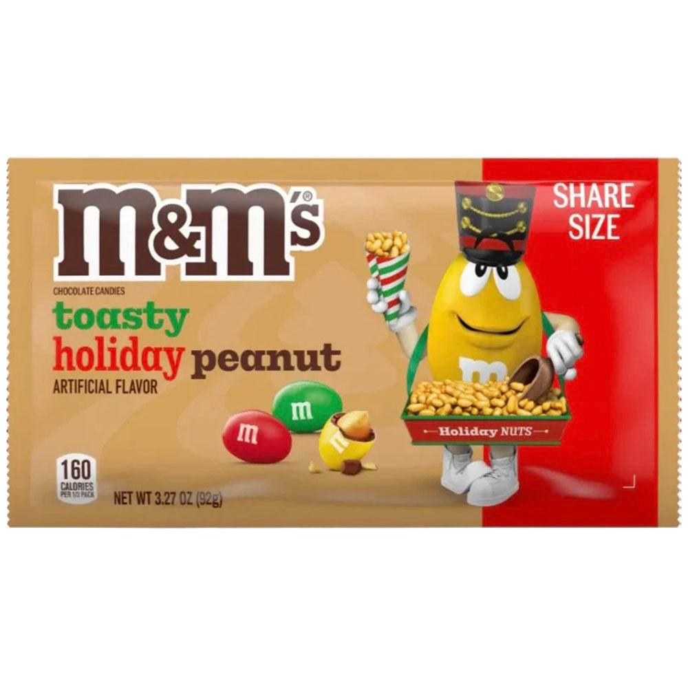 M&M Toasty Holiday Peanut Share Size 92g