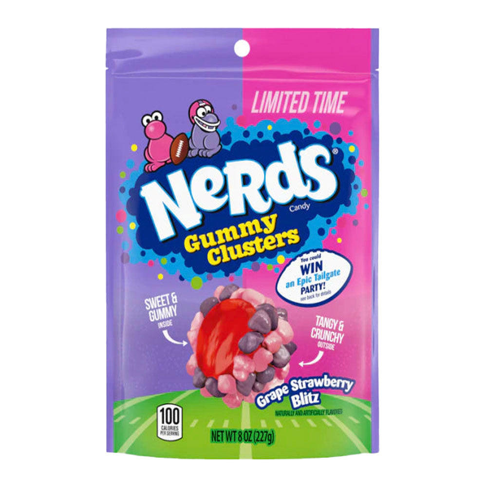 Nerds Gummy Clusters Grape Strawberry Blitz (227g)