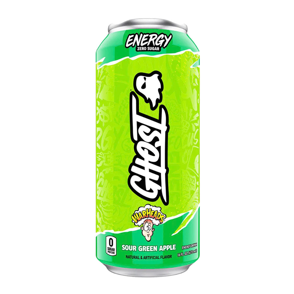 Ghost Energy Warheads Sour Green Apple (473ml)