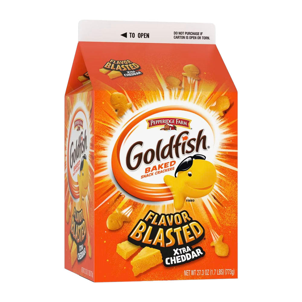 Goldfish Flavour Blasted Xtra Cheddar Carton (773g)