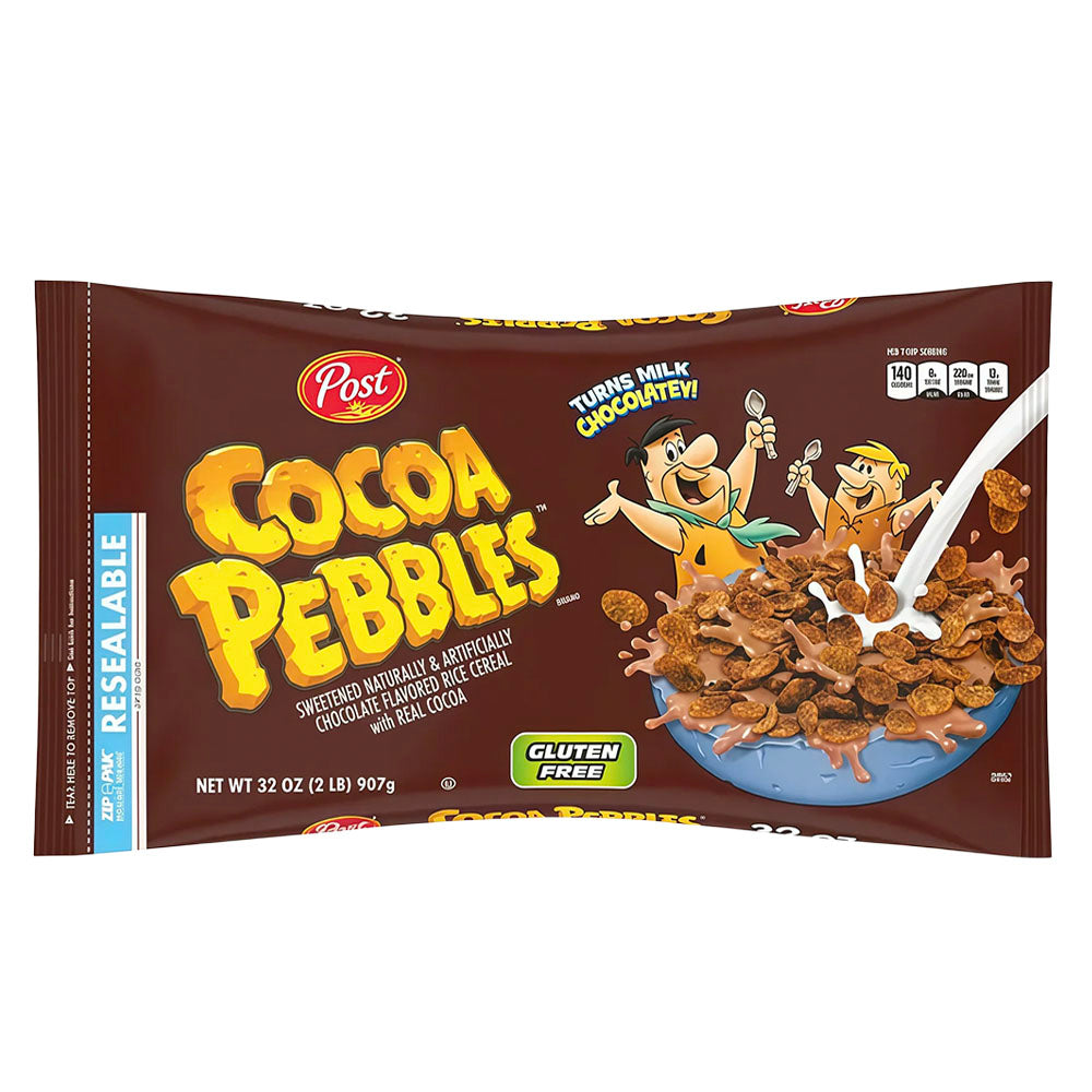 Cocoa Pebbles Cereal Resealable Bag (907g)