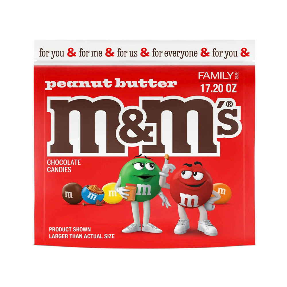 M&M Peanut Butter Family Size (488g)