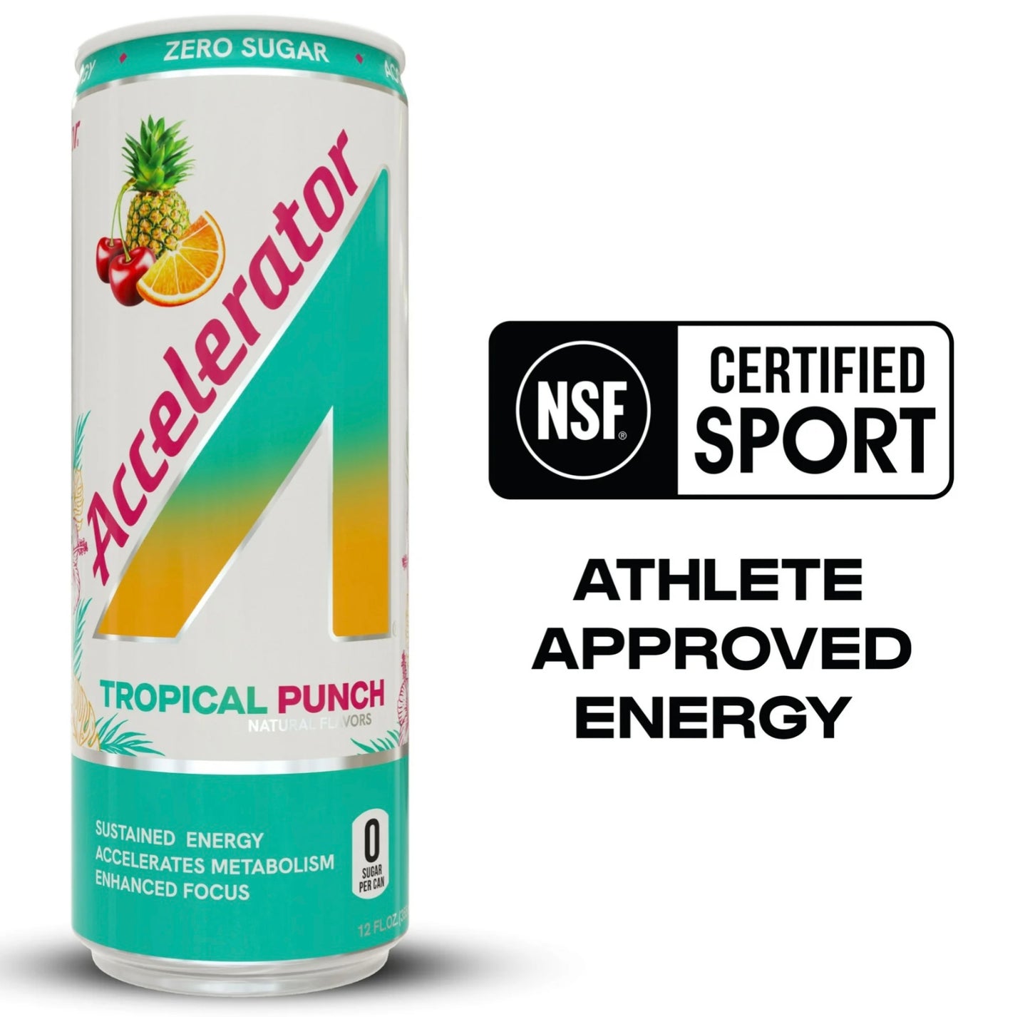 Accelerator Energy Tropical Punch Zero Sugar (355ml)