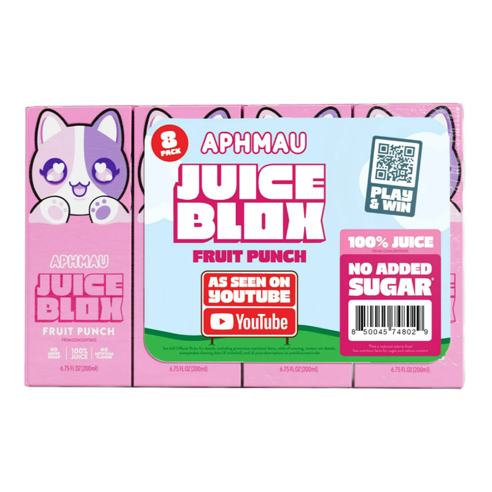 Juice Blox Aphmau Fruit Punch 8 Pack