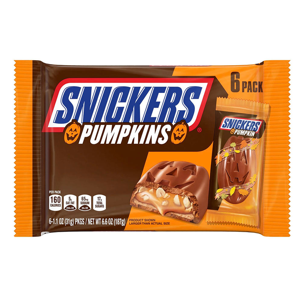 Snickers Pumpkins 6 Pack (187g)