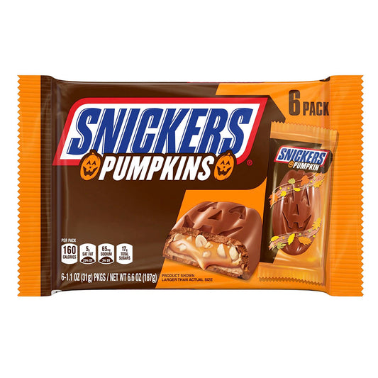 Snickers Pumpkins 6 Pack (187g)