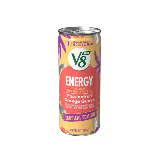 V8 Energy Drink Passionfruit Orange Guava (237ml)