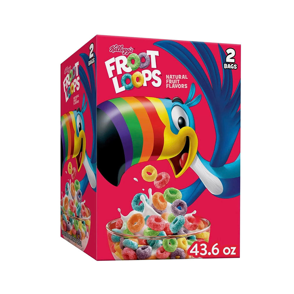 Froot Loops 2 Pack Cereal (1.24kg)