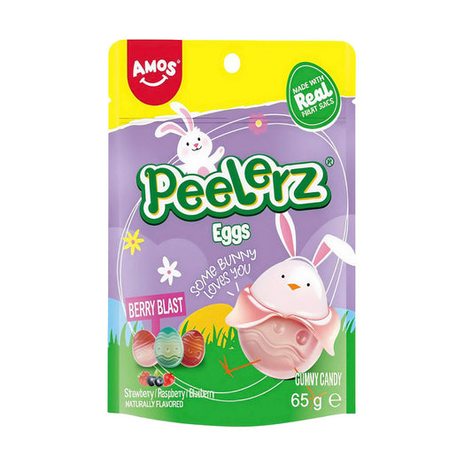 Amos Peelerz Gummy Eggs Berry Blast (65g)