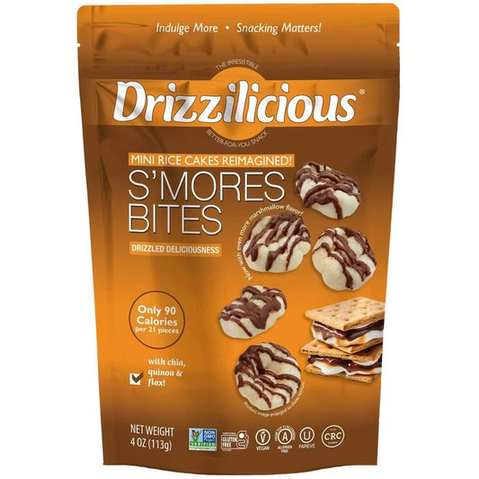 Drizzilicious Mini Rice Cakes S’mores Bites (113g)