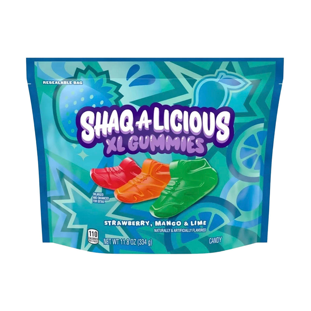 Shaq-A-Licious XL Gummies Sneakers Strawberry, Mango & Lime (334g)