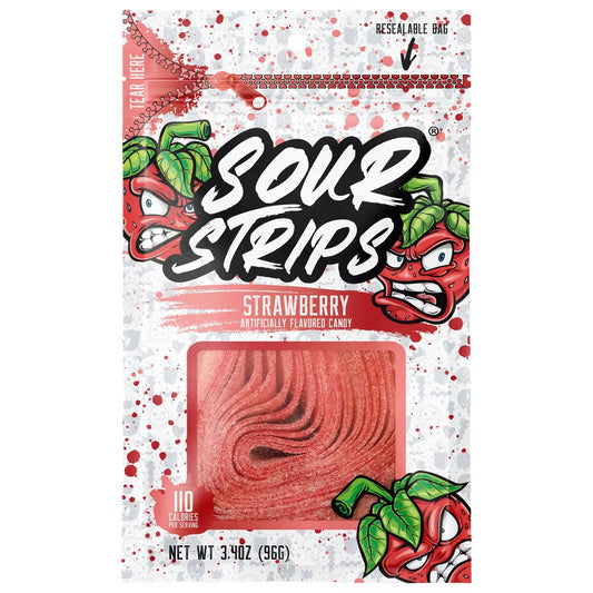 Sour Strips Strawberry (96g)
