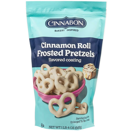Cinnabon Cinnamon Roll Frosted Pretzels (567g)