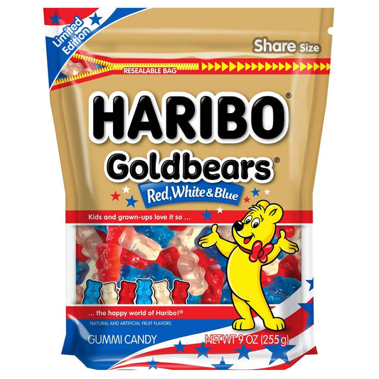 Haribo Goldbears Red, White & Blue Share Size (255g)