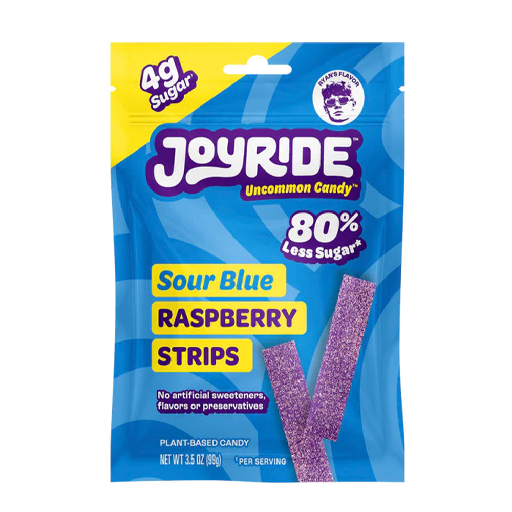 Joyride Sour Blue Raspberry Strips (99g)