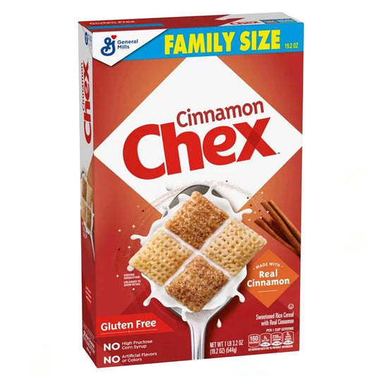 Chex Cinnamon Family Size Cereal (544g)