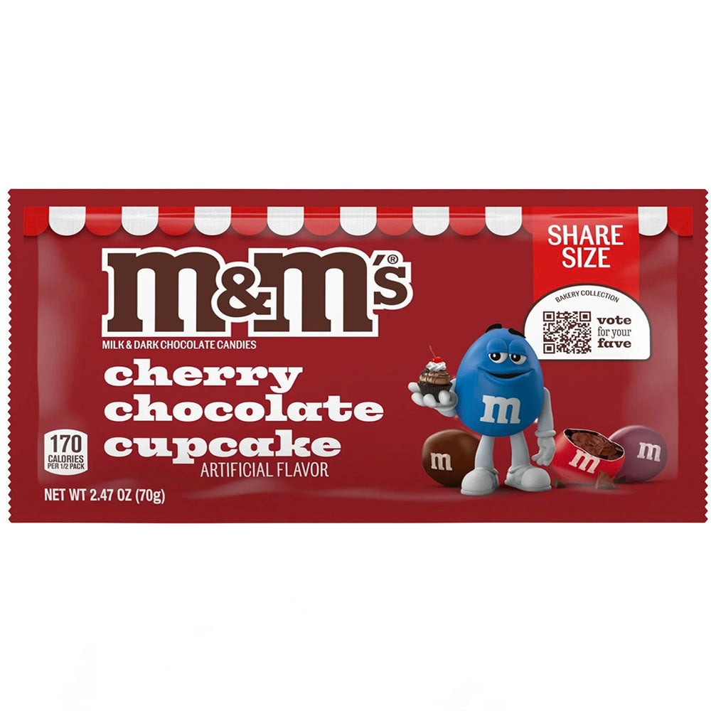 M&M’s Cherry Chocolate Cupcake Share Size (70g)