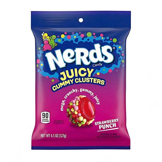 Nerds Juicy Gummy Clusters Strawberry Punch (127g)