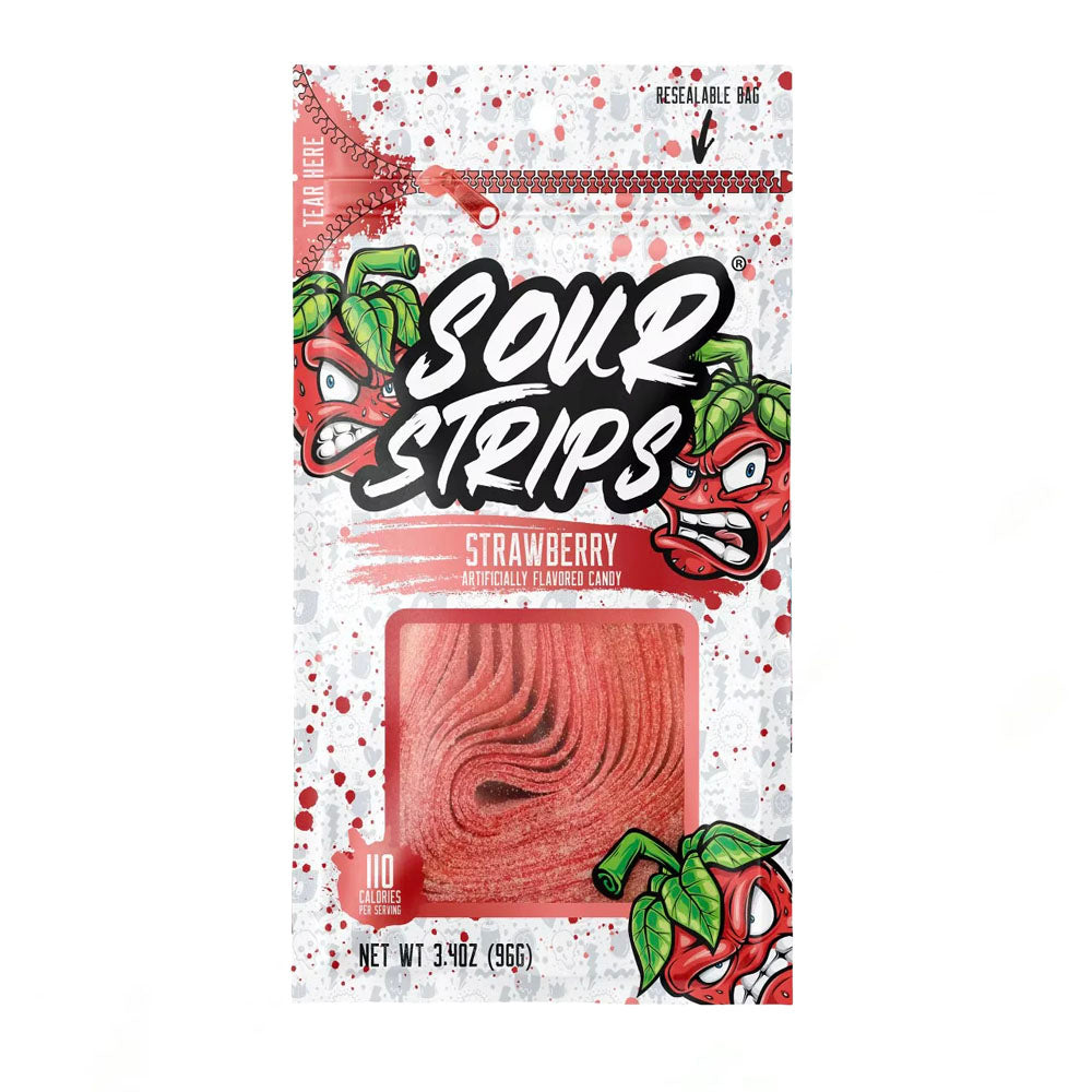 Sour Strips Strawberry (96g)