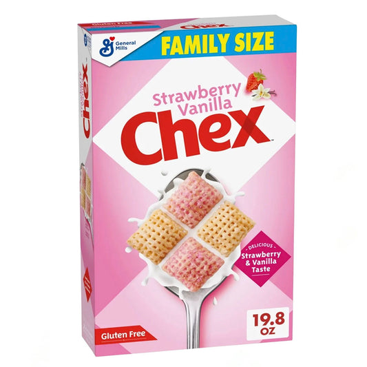 Chex Strawberry Vanilla Family Size Cereal (561g)