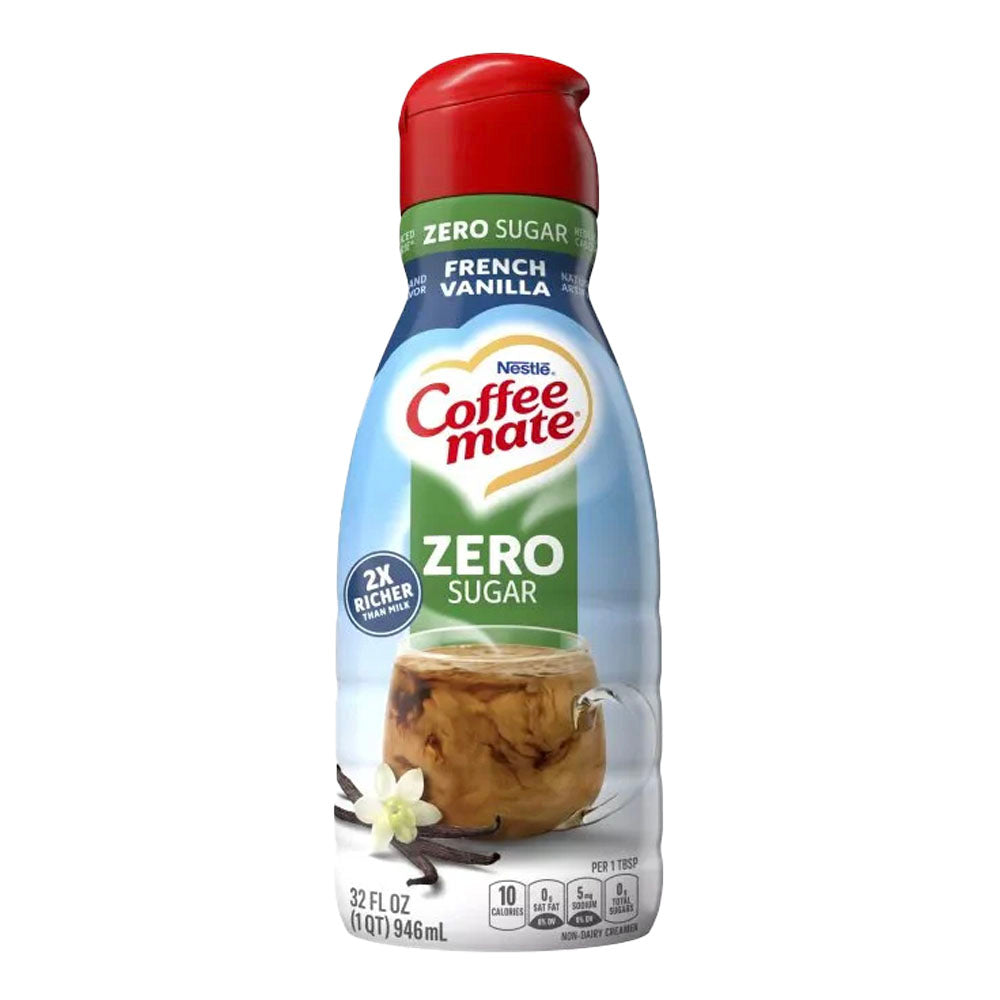 Coffee Mate French Vanilla Zero Sugar Coffee Creamer (32oz)