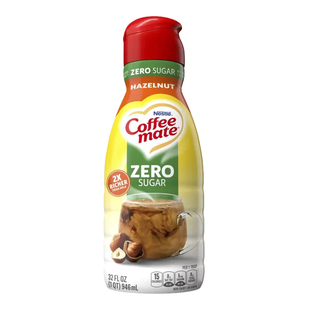 Coffee Mate Hazelnut Zero Sugar Coffee Creamer (32oz)