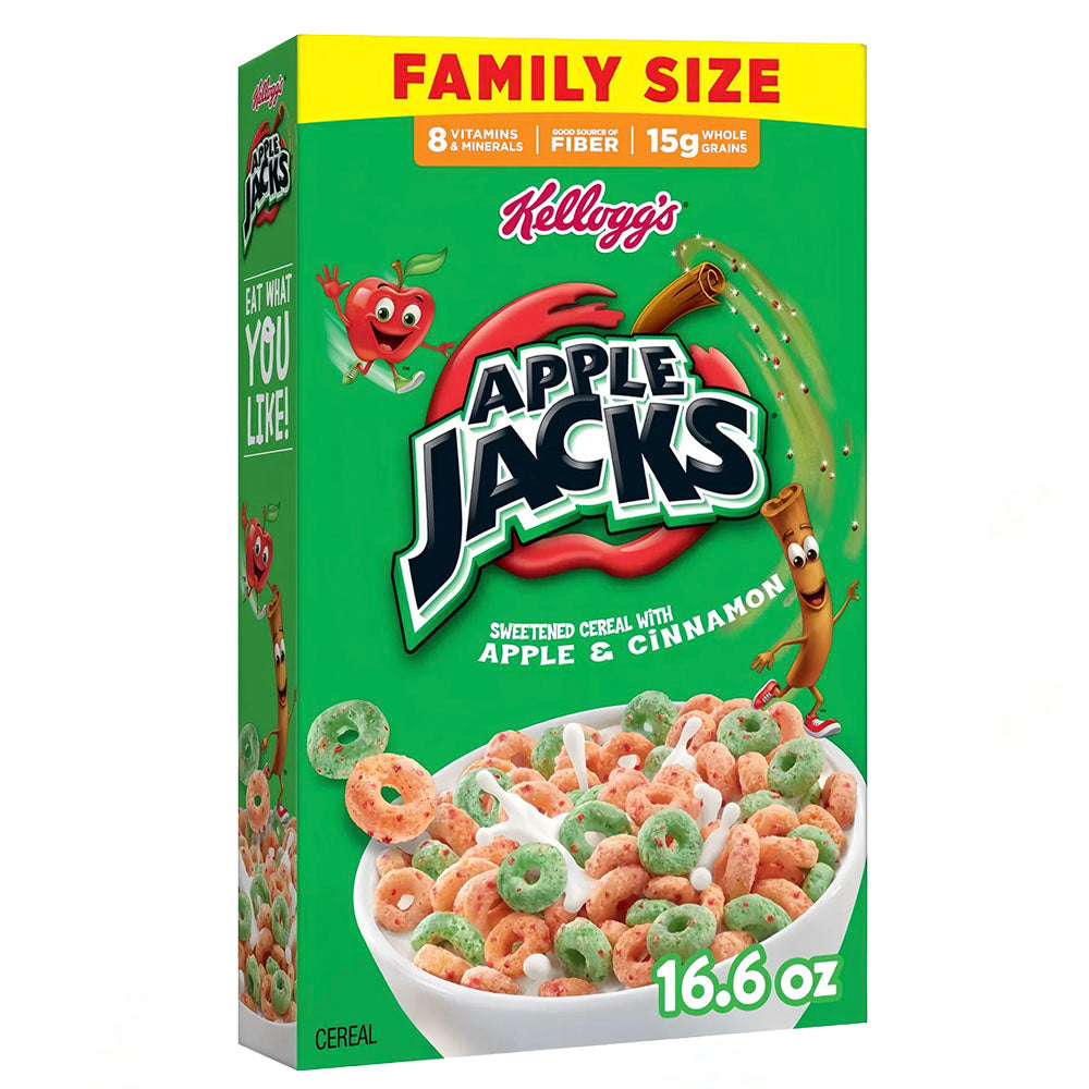 Kellogg’s Apple Jacks Family Size Cereal (470g)