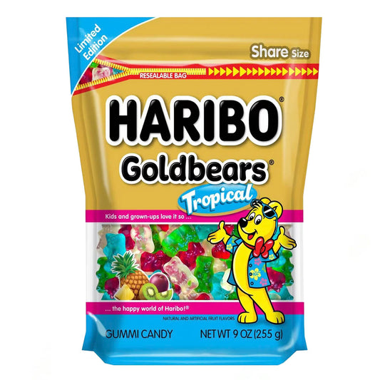 Haribo Goldbears Tropical Limited Edition Resealable Bag (255g)