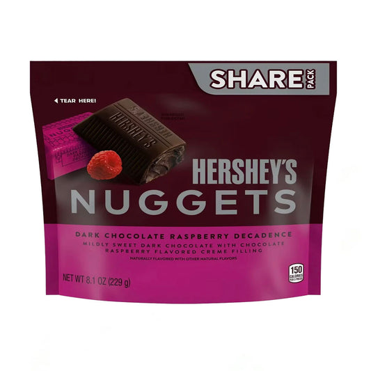 Hershey's Nuggets Dark Chocolate Raspberry Share Size (229g)