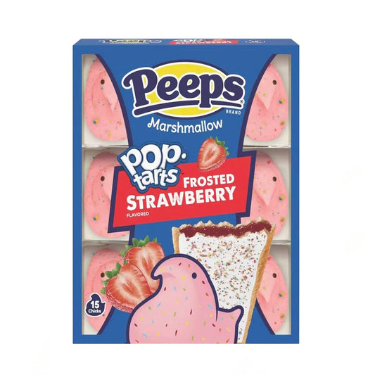 Peeps Marshmallow Pop Tarts Frosted Strawberry Chicks (127g)
