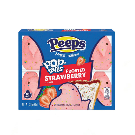 Peeps Marshmallow Pop Tarts Frosted Strawberry Chicks (85g)