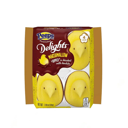 Peeps Marshmallow Milk Chocolate Dipped Yellow Chicks (56g)