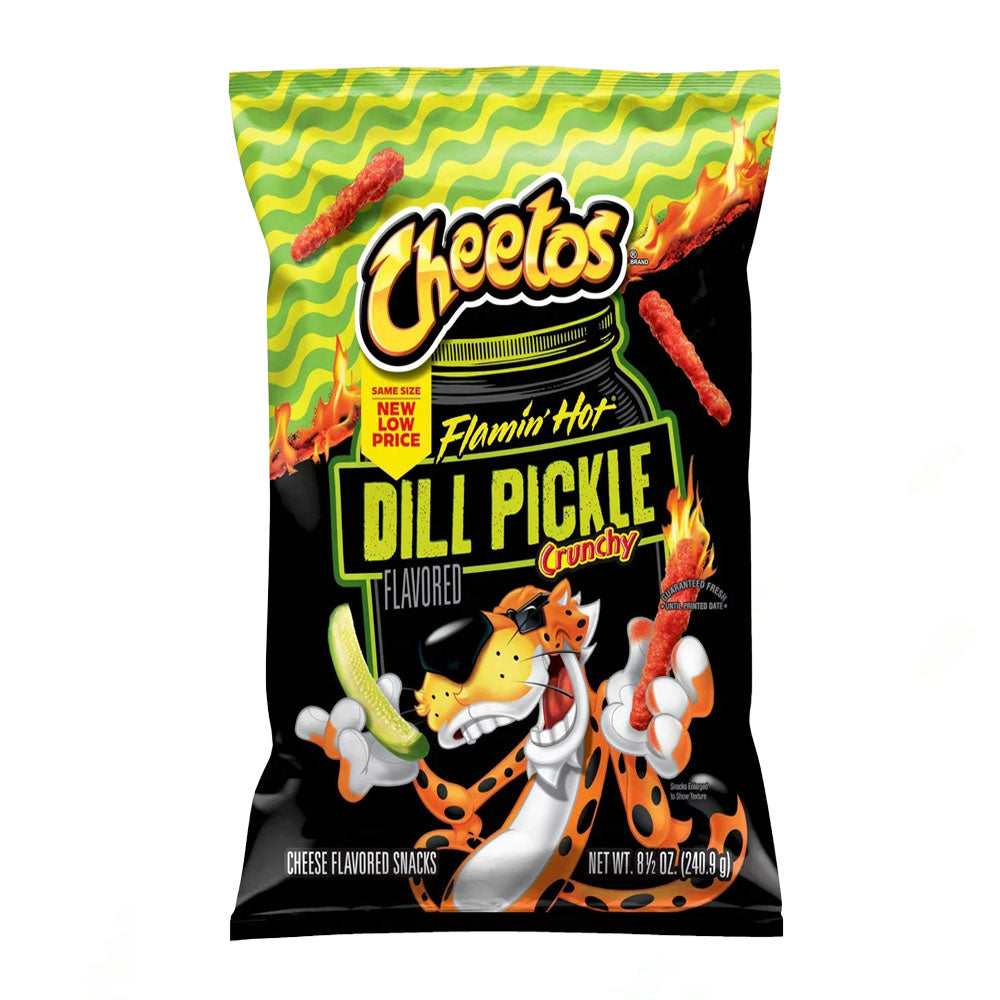 Cheetos Flamin Hot Crunchy Dill Pickle (241g)