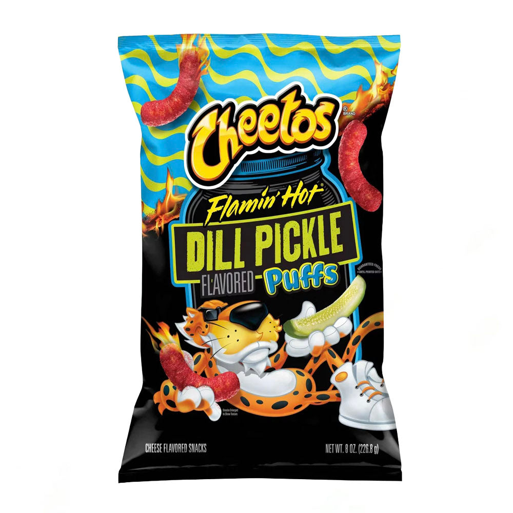 Cheetos Flamin Hot Dill Pickle Puffs (227g)