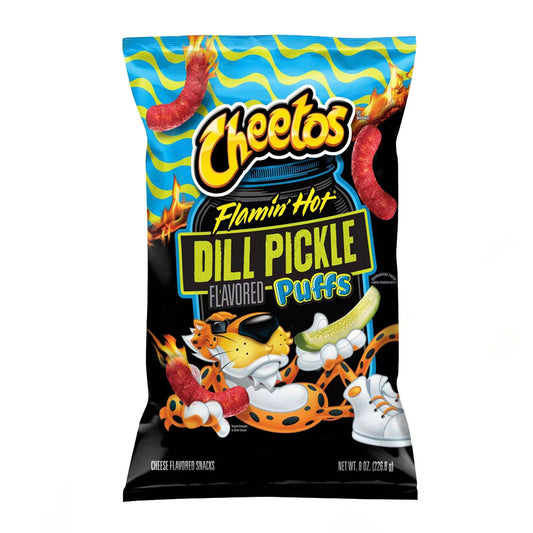 Cheetos Flamin Hot Dill Pickle Puffs (227g)
