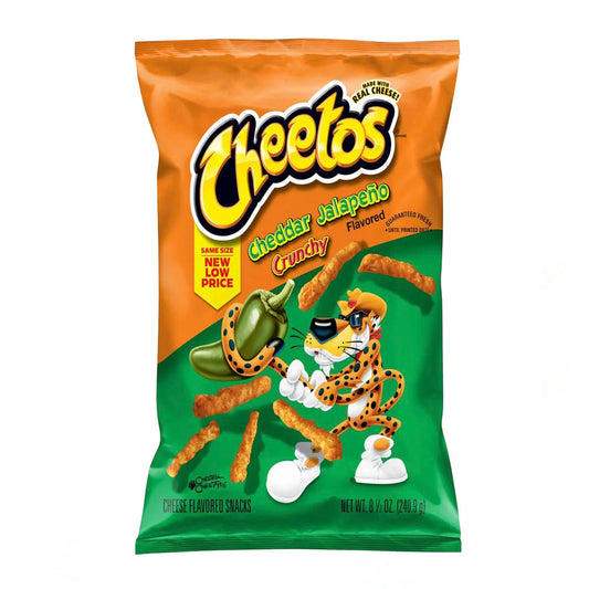 Cheetos Cheddar Jalapeño Crunchy (241g)