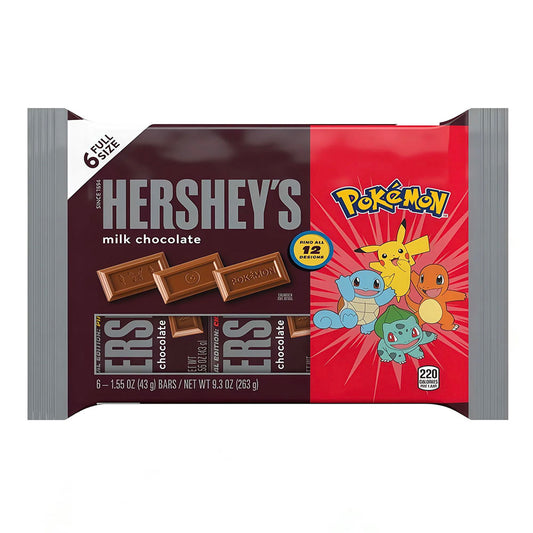 Hershey's Milk Chocolate Pokemon Special Edition Bars 6 Pack
