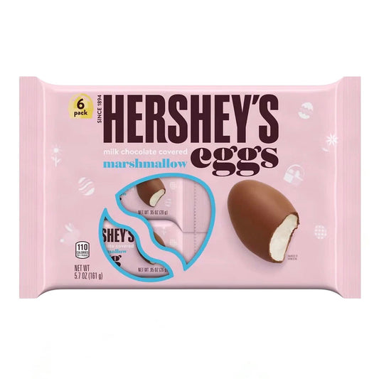 Hershey's Eggs Milk Chocolate Marshmallow 6 Pack (161g)