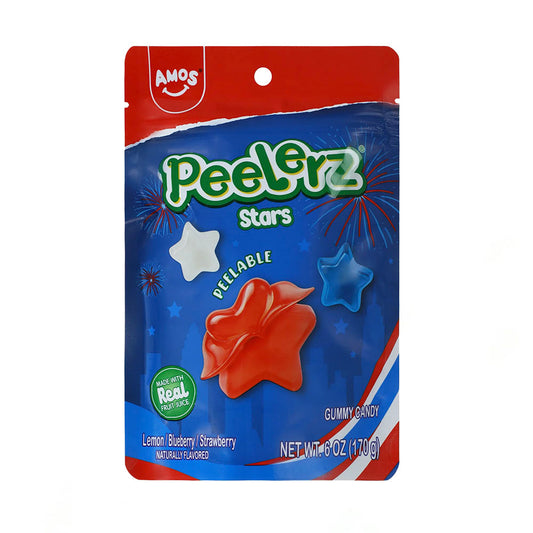 Amos Peelerz Gummy Stars (170g)