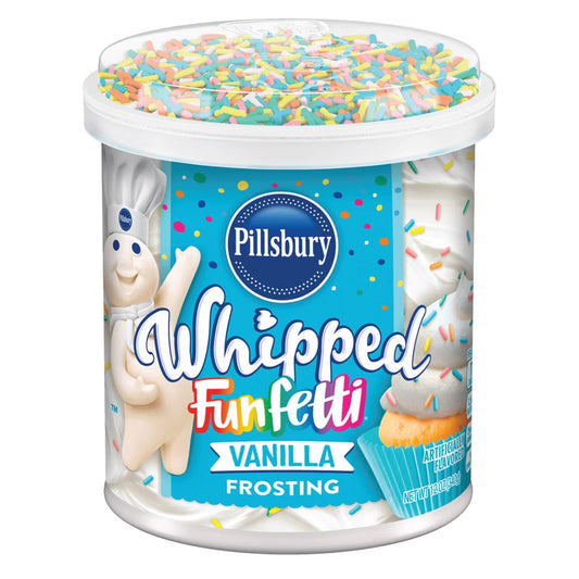 Pillsbury Whipped Funfetti Vanilla Frosting (340g)
